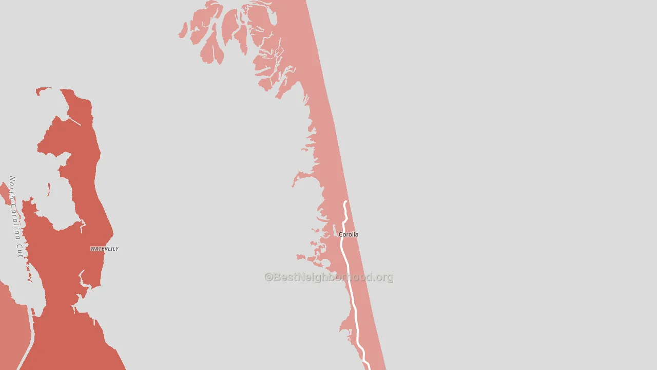 27927, NC block-group political-lean map