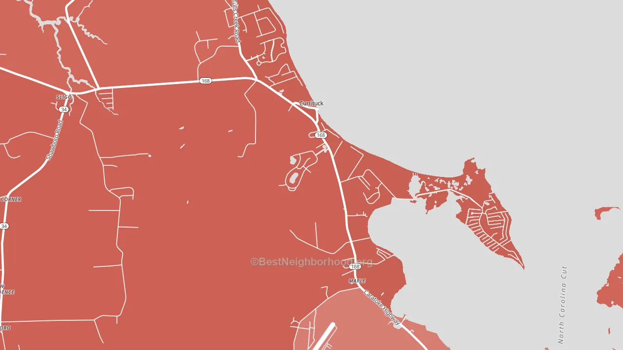 27929, NC block-group political-lean map