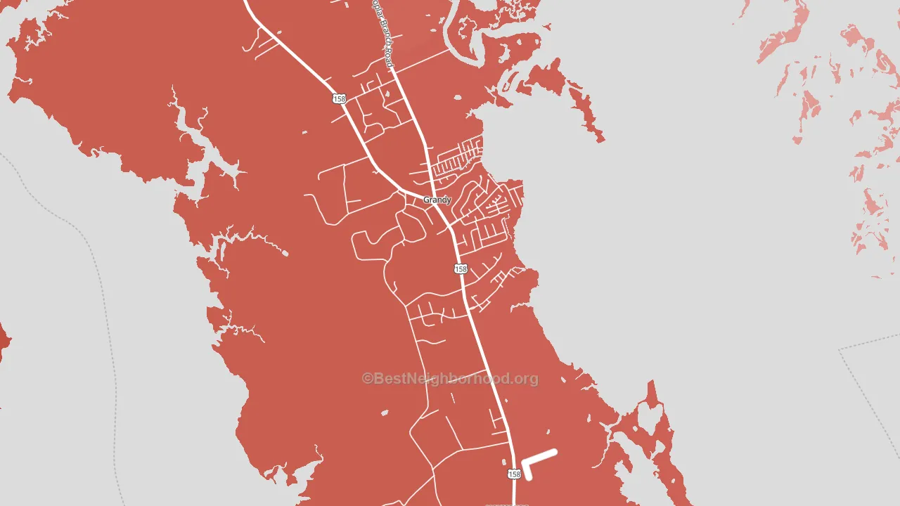 27939, NC block-group political-lean map