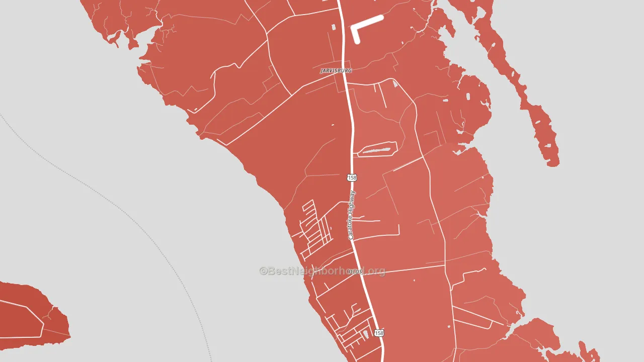 27947, NC block-group political-lean map