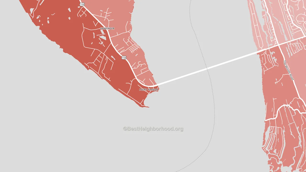 27964, NC block-group political-lean map