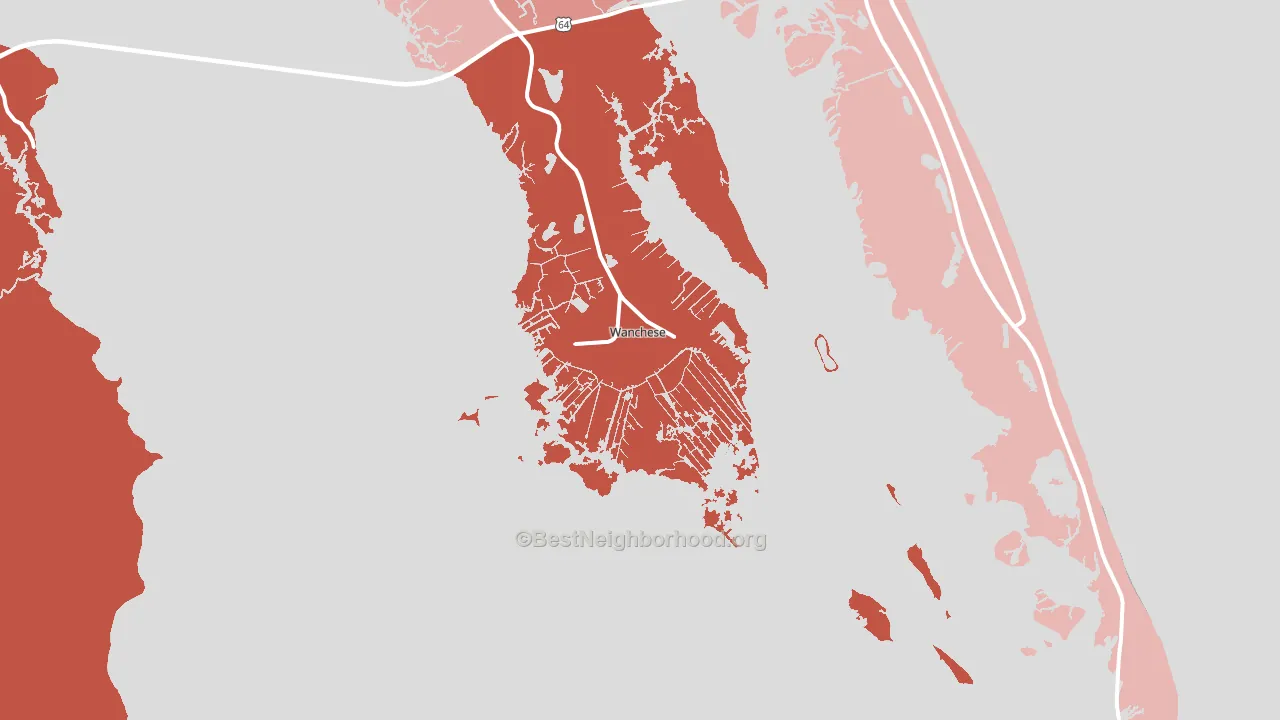 27981, NC block-group political-lean map