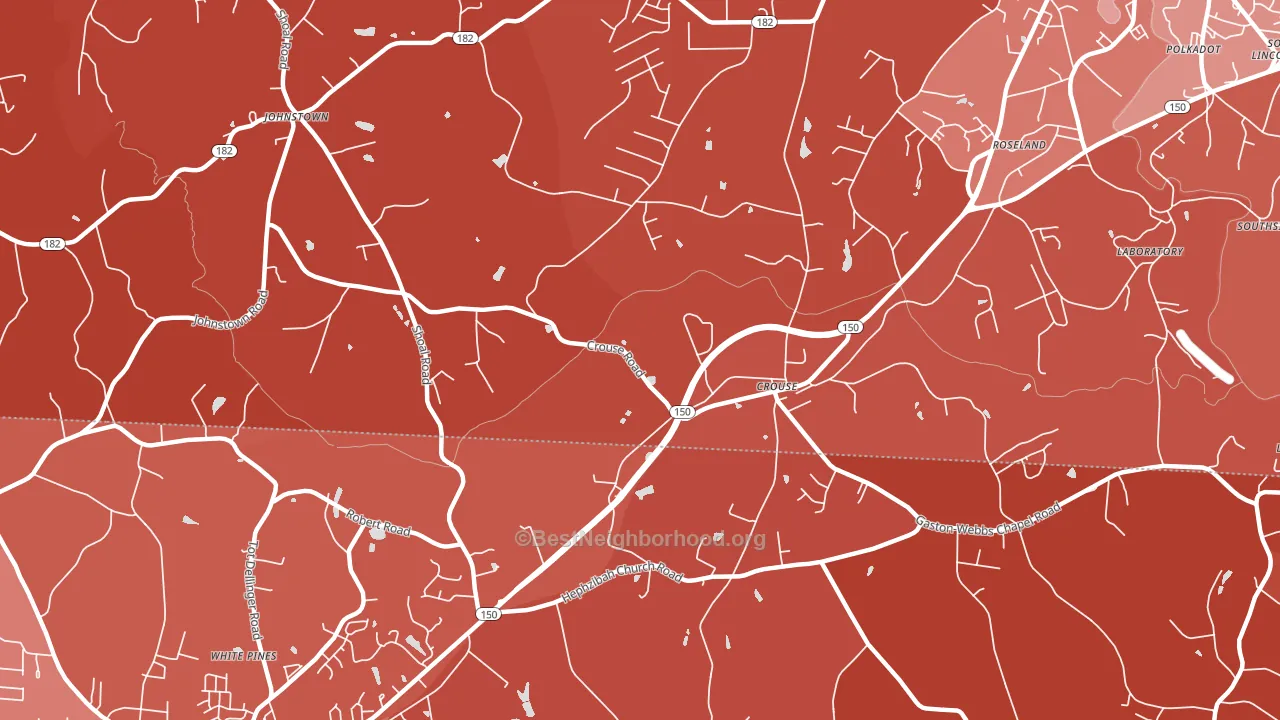 28033, NC block-group political-lean map