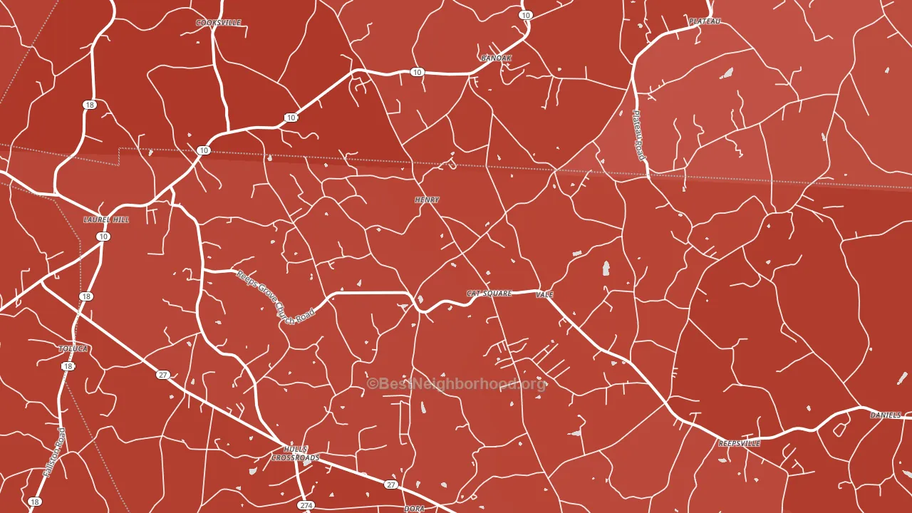 28168, NC block-group political-lean map