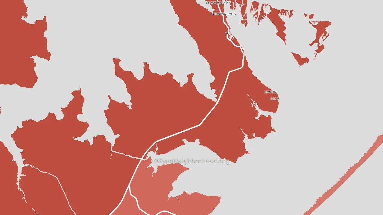 28520, NC block-group political-lean map