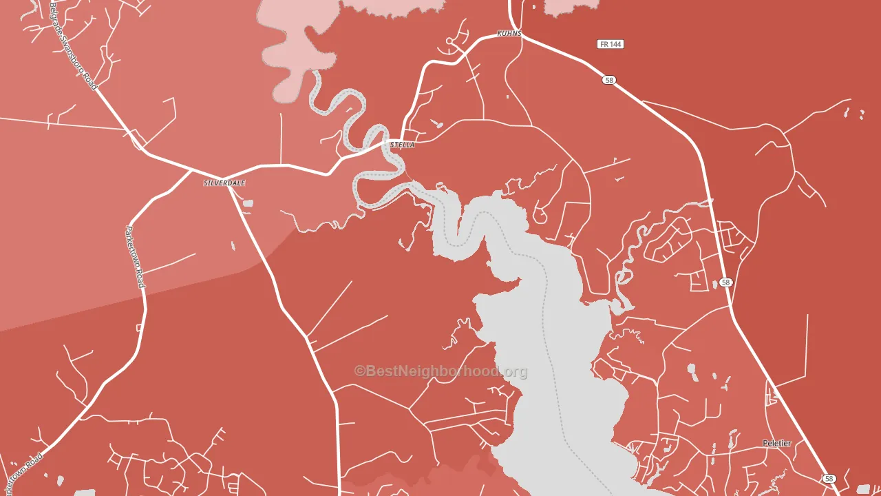 28582, NC block-group political-lean map
