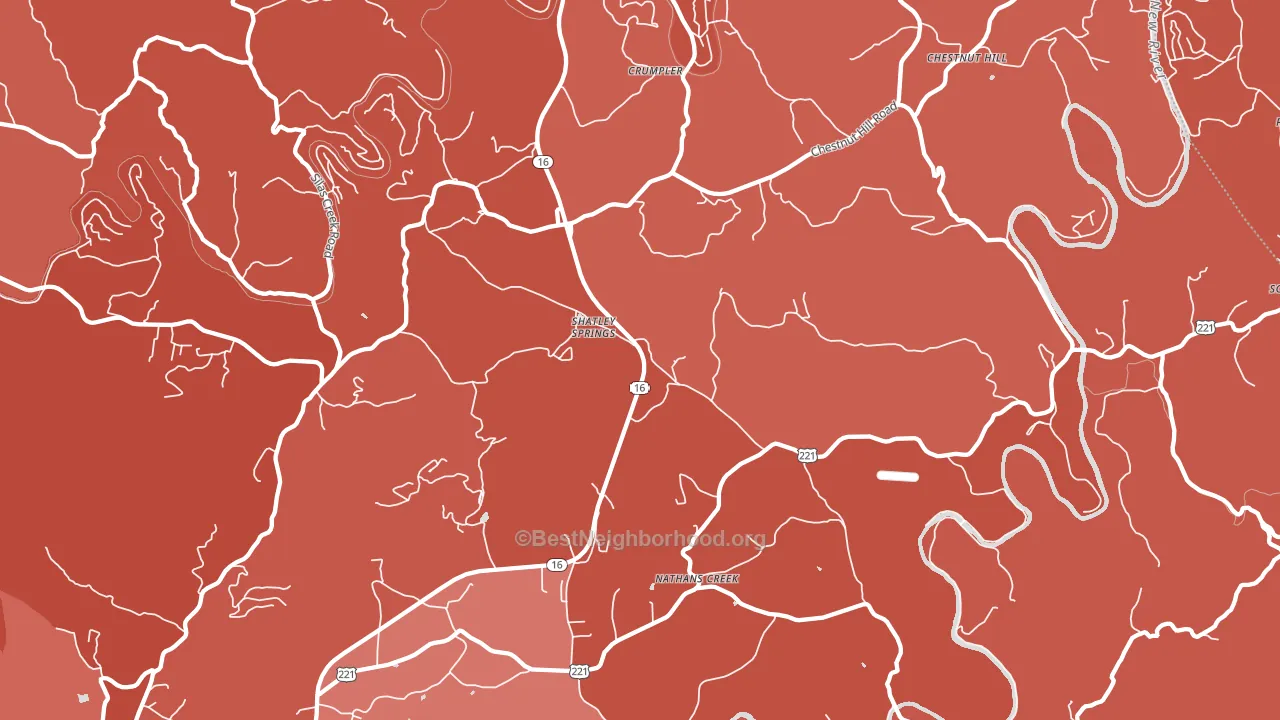 28617, NC block-group political-lean map