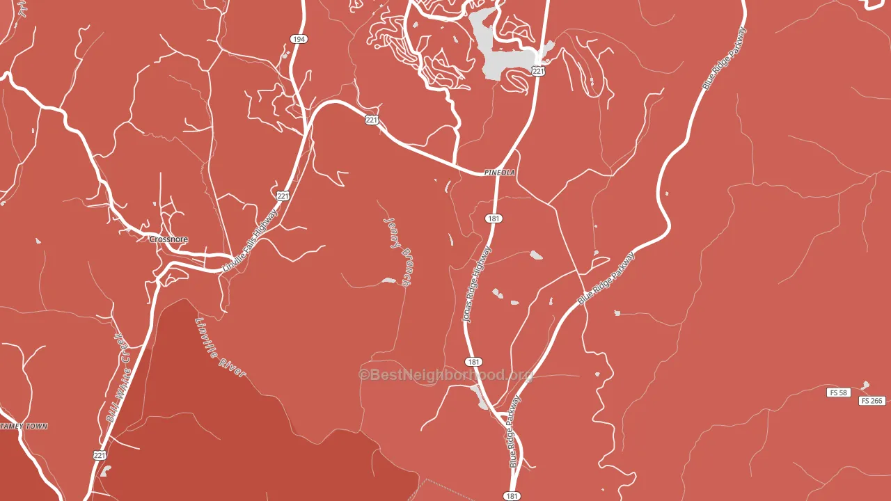 28662, NC block-group political-lean map