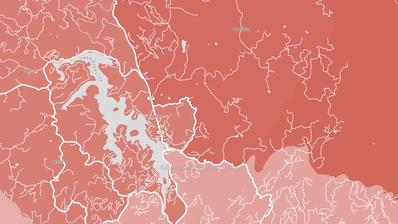 28736, NC block-group political-lean map