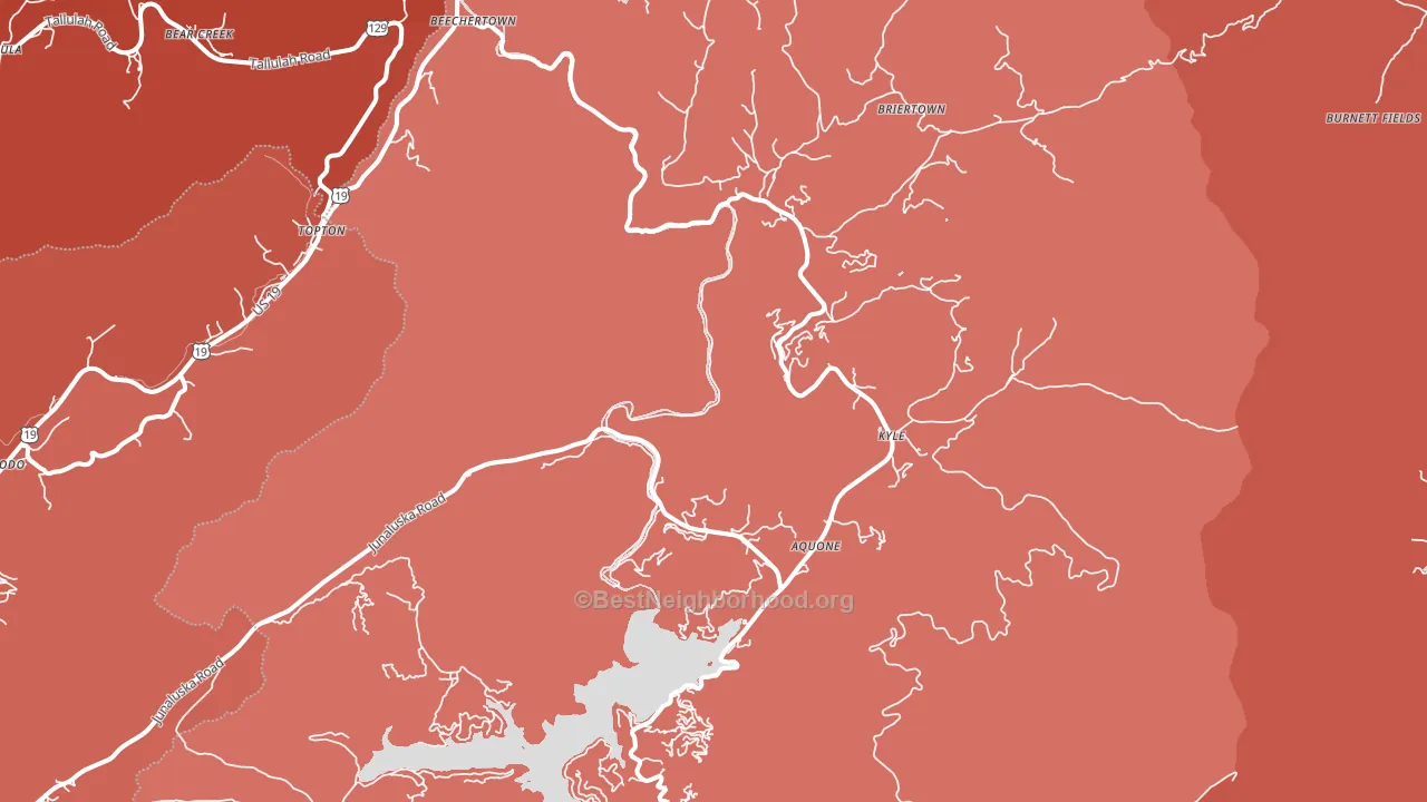 28781, NC block-group political-lean map