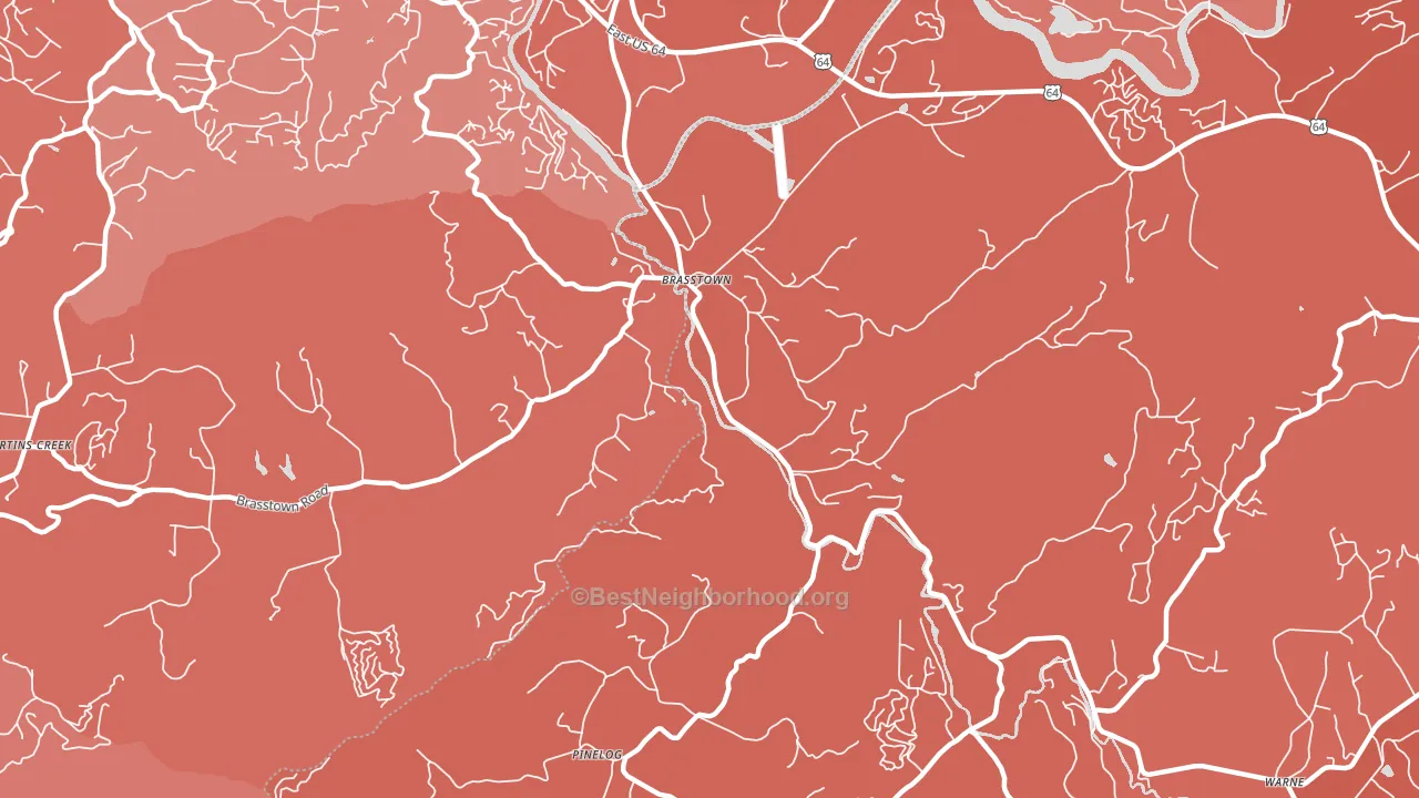 28902, NC block-group political-lean map