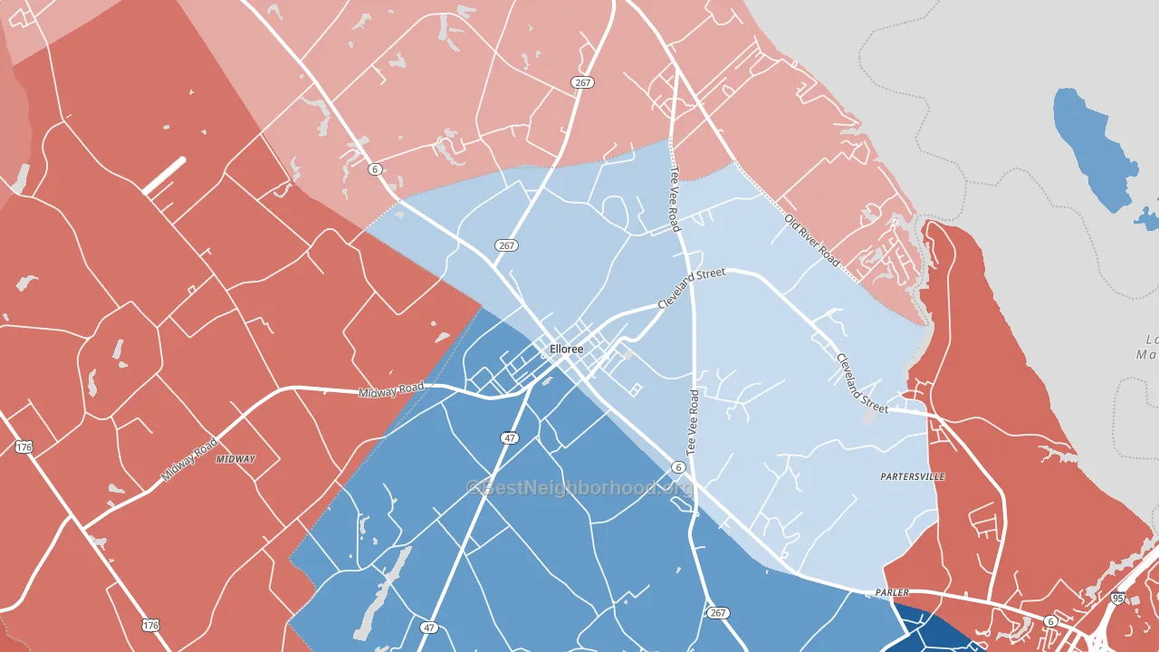 29047, SC block-group political-lean map