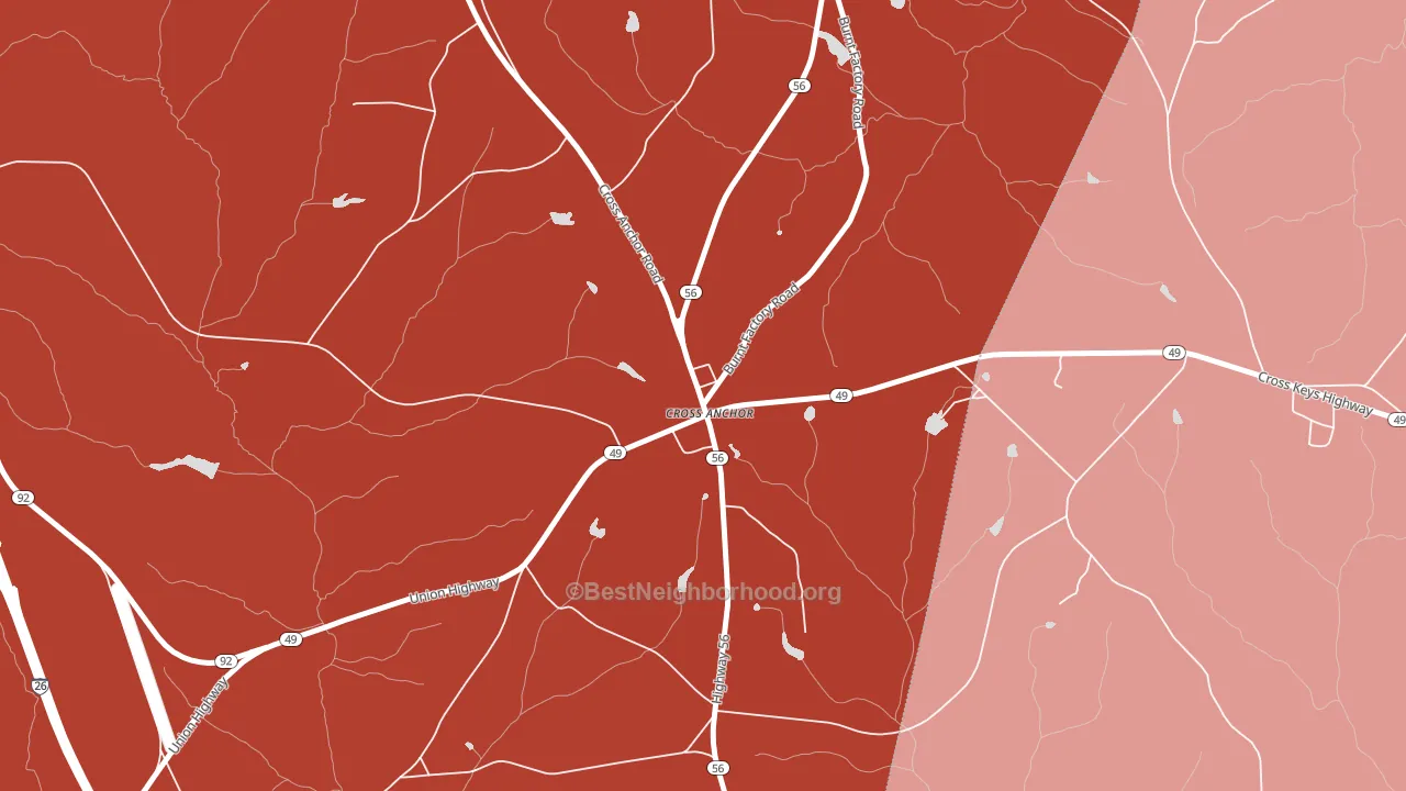 29331, SC block-group political-lean map