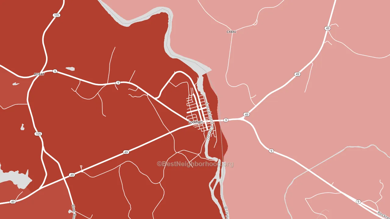 29364, SC block-group political-lean map
