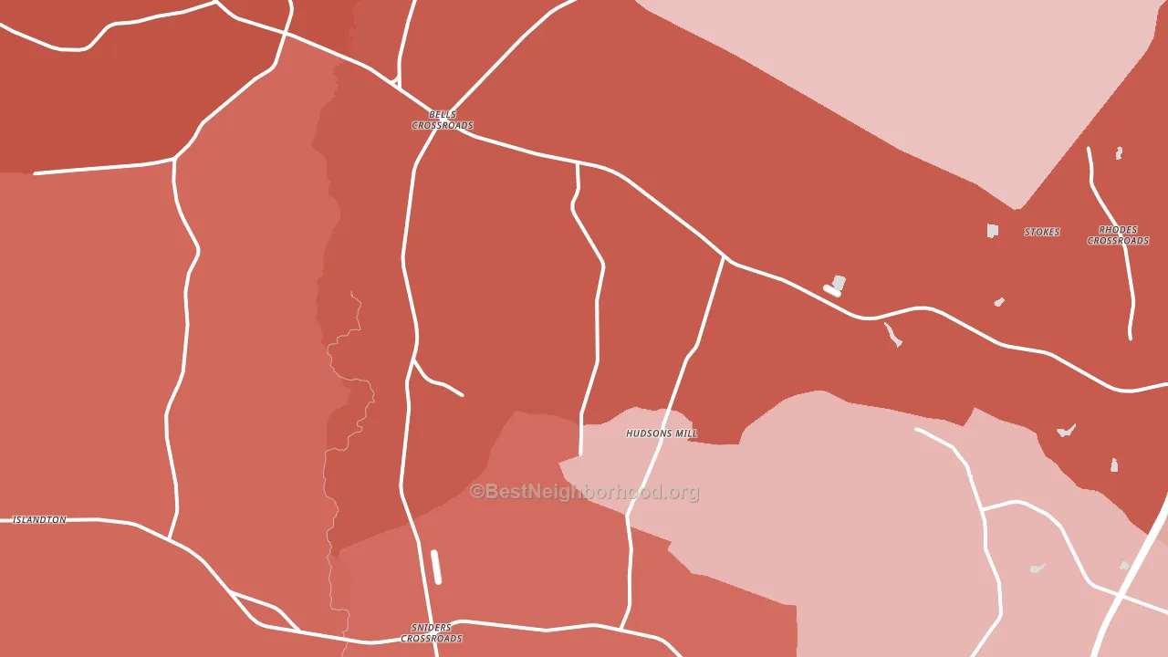 29475, SC block-group political-lean map