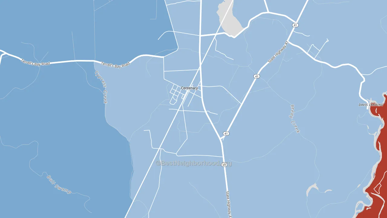 29519, SC block-group political-lean map