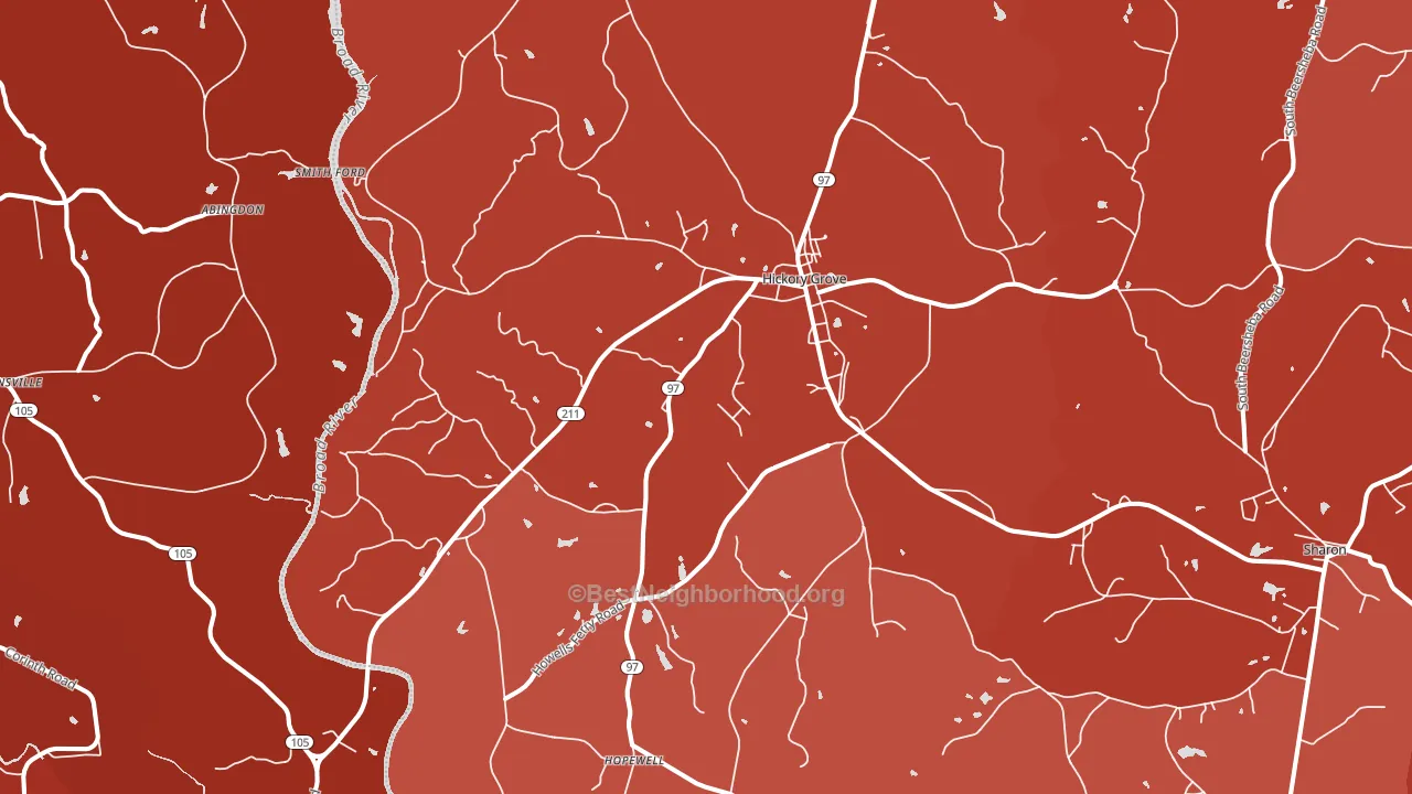 29717, SC block-group political-lean map