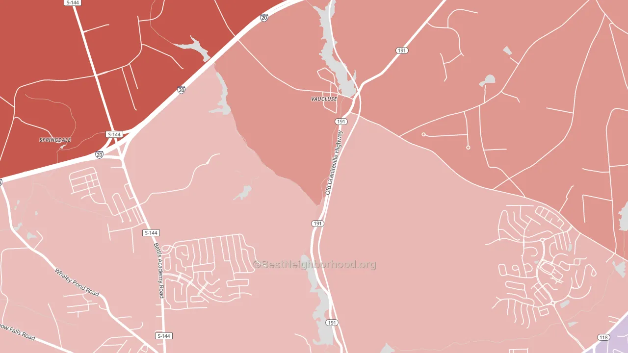 29850, SC block-group political-lean map
