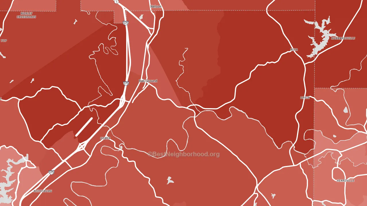 30107, GA block-group political-lean map