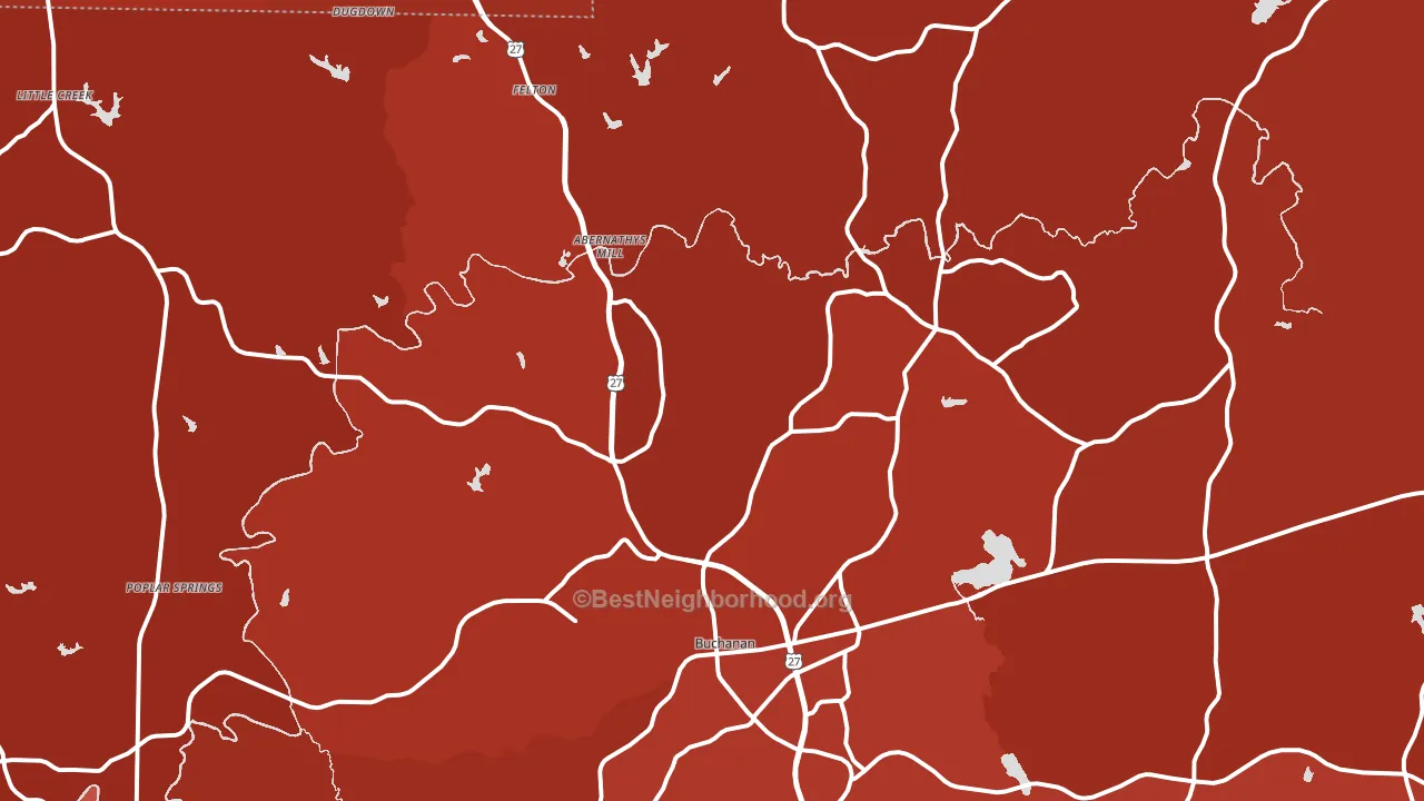 30113, GA block-group political-lean map
