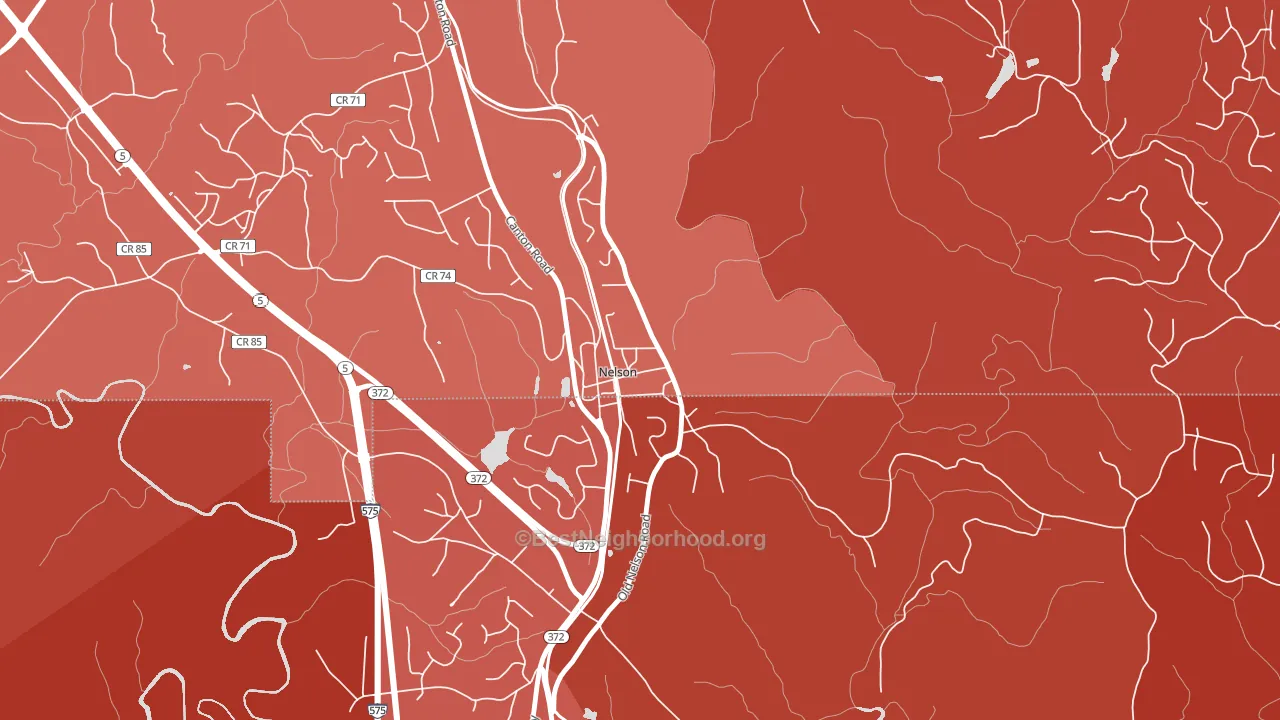 30151, GA block-group political-lean map