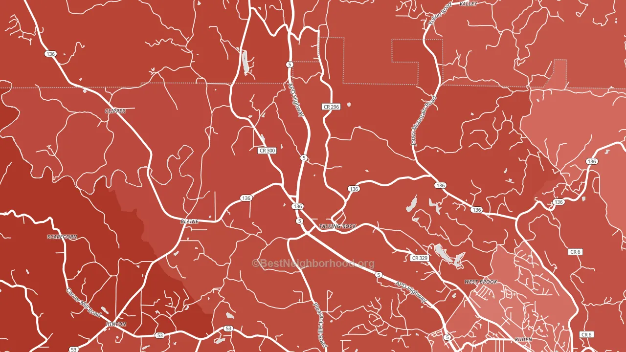 30175, GA block-group political-lean map