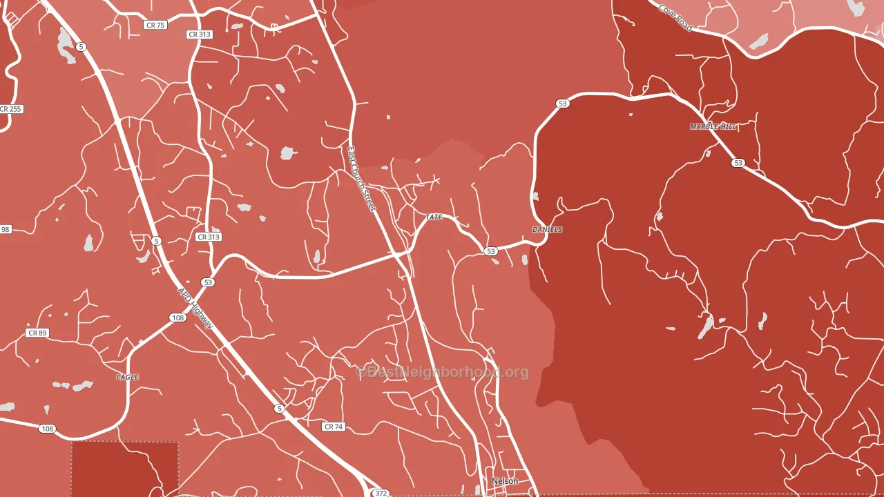 30177, GA block-group political-lean map