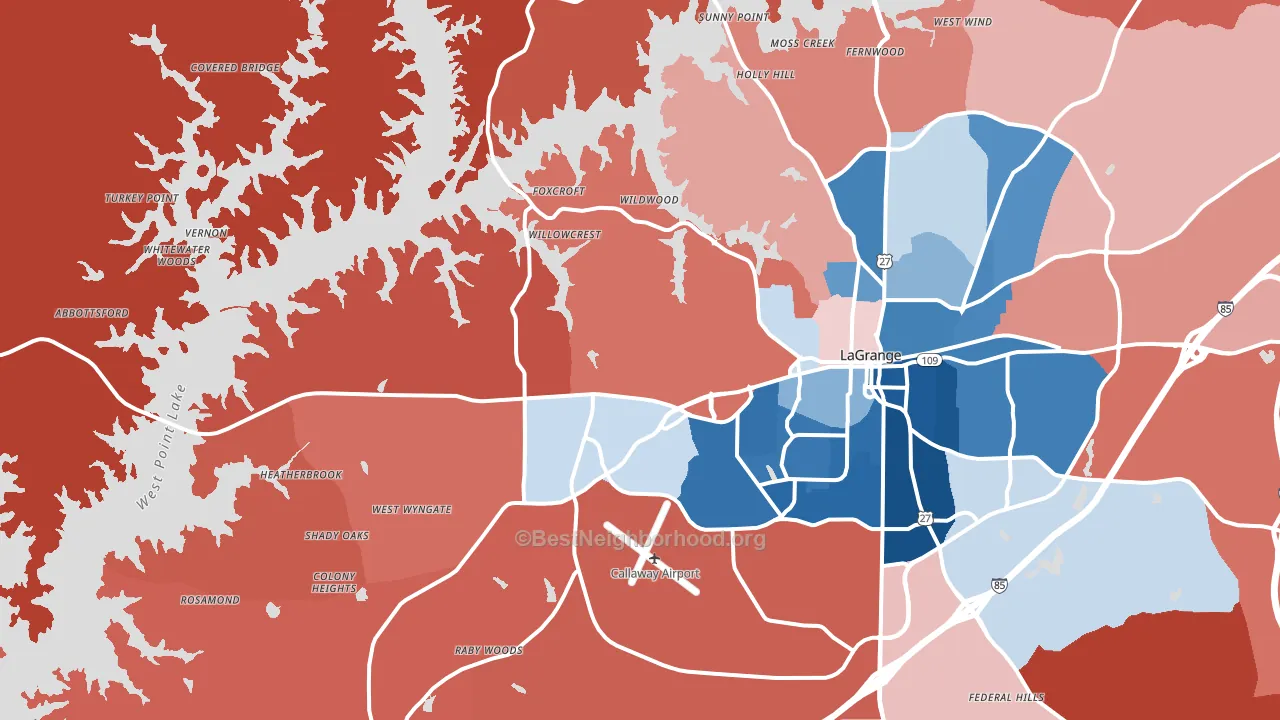 30240, GA block-group political-lean map