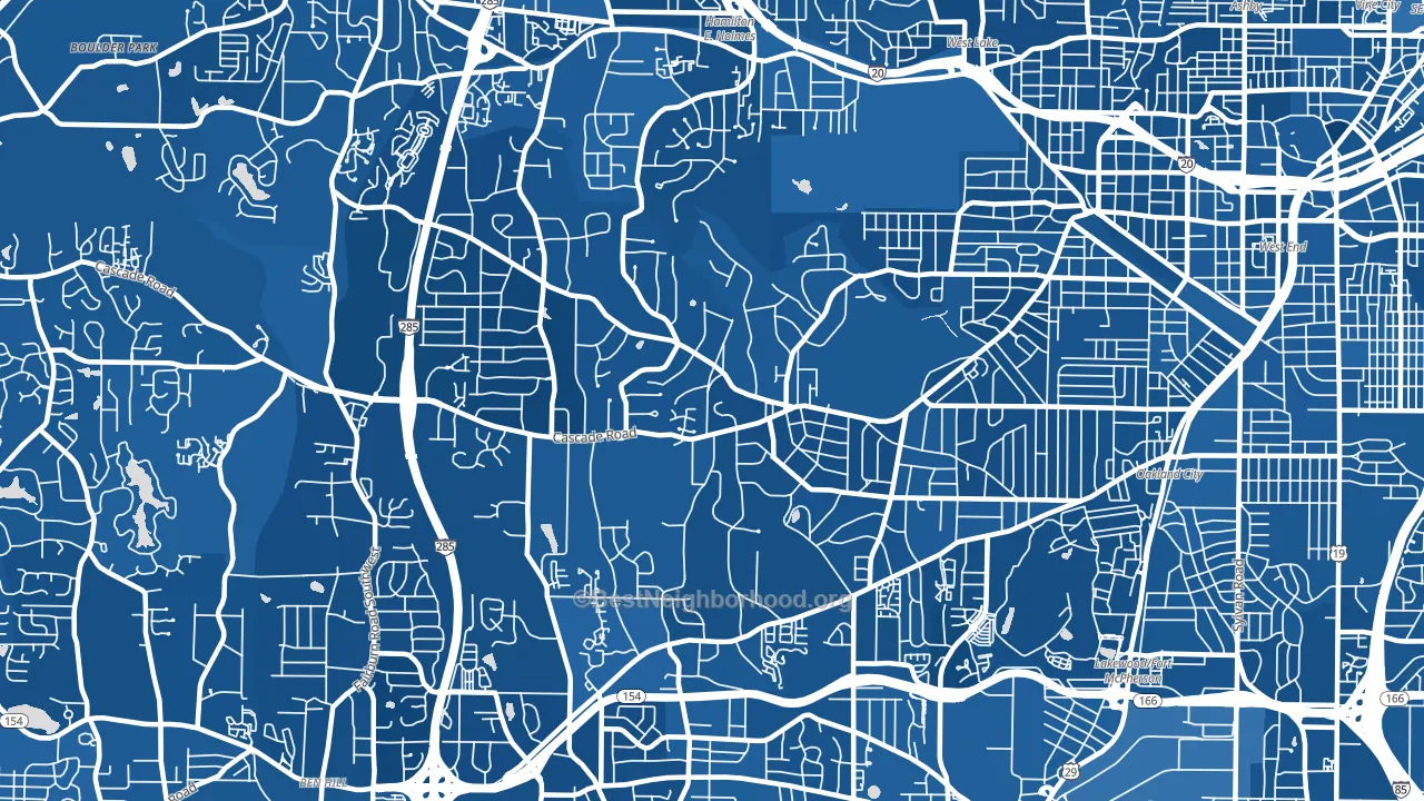 30311, GA block-group political-lean map