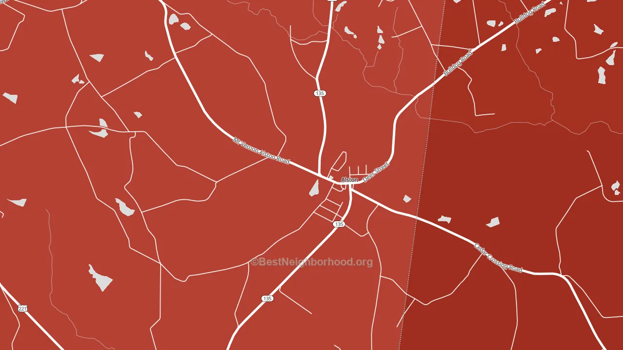 30412, GA block-group political-lean map