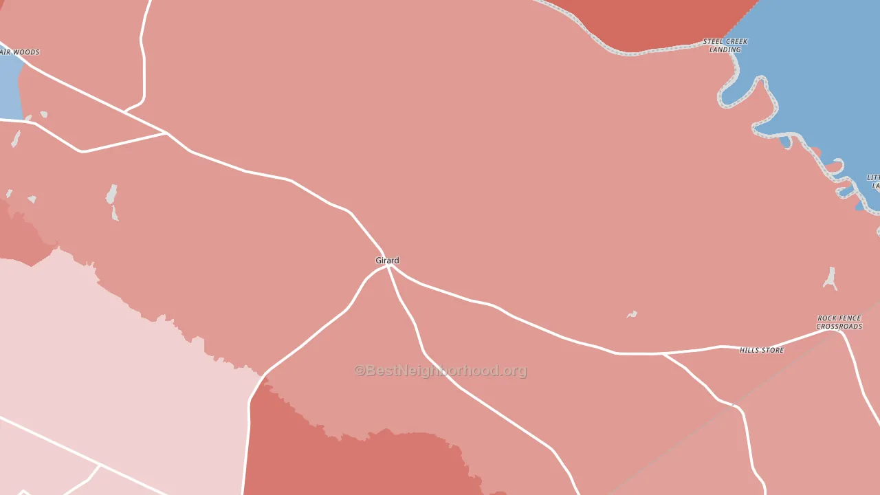 30426, GA block-group political-lean map