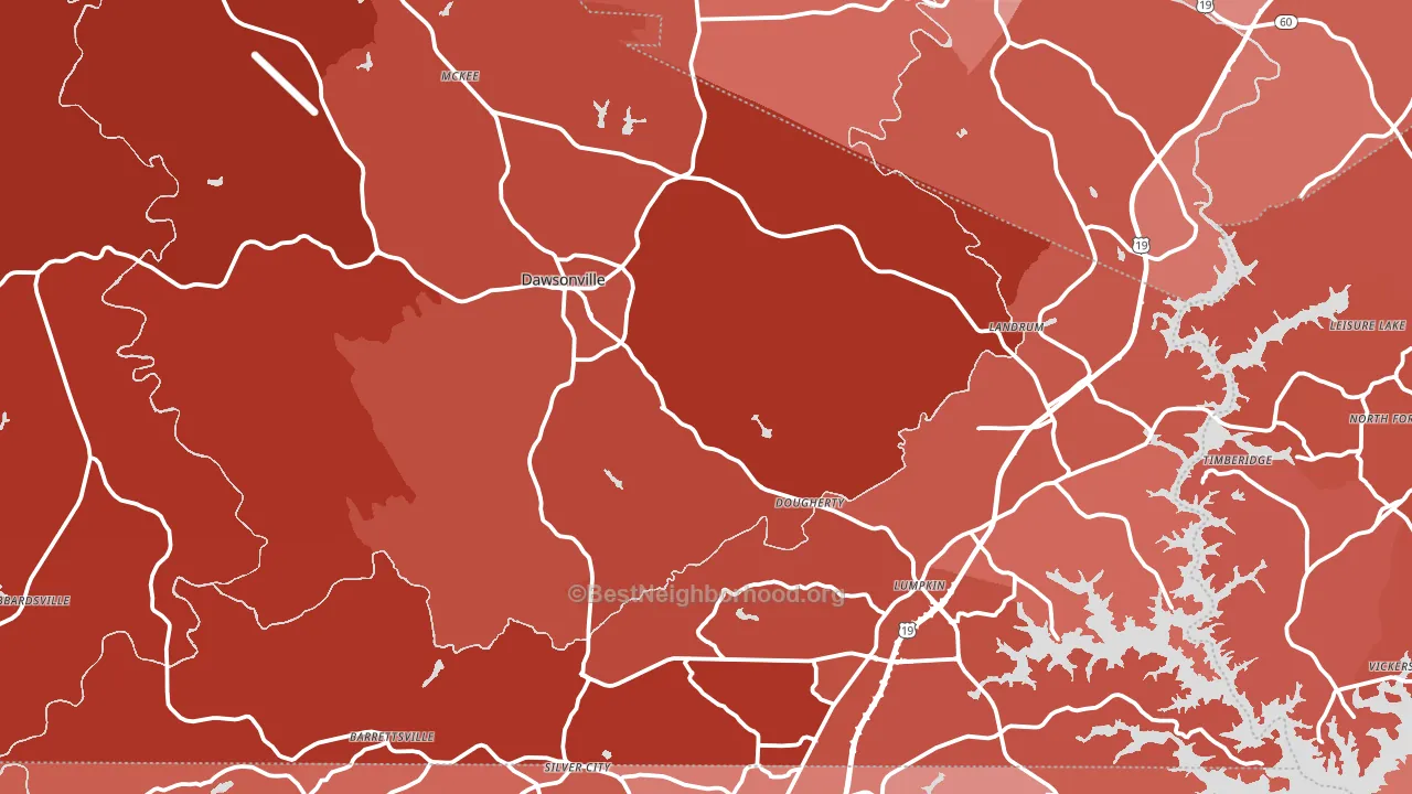 30534, GA block-group political-lean map