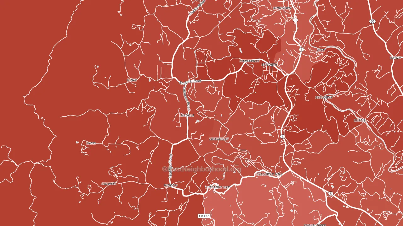 30541, GA block-group political-lean map