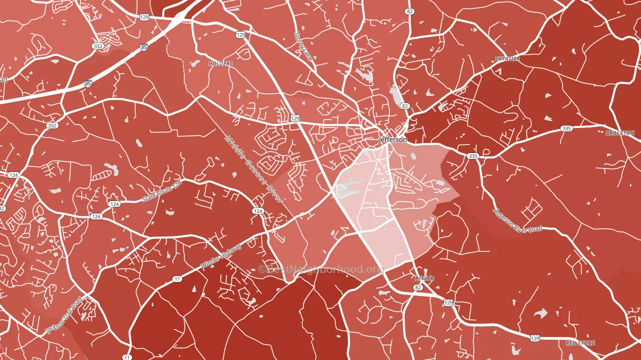 30549, GA block-group political-lean map