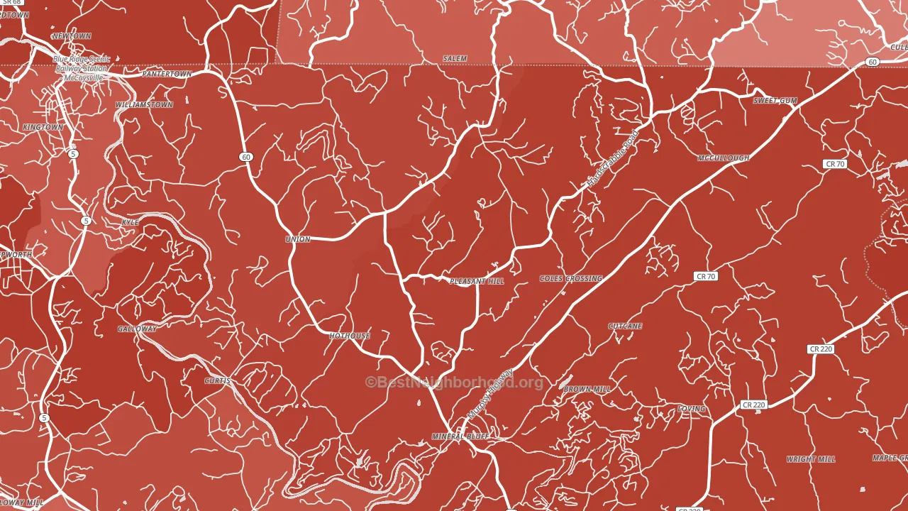 30559, GA block-group political-lean map
