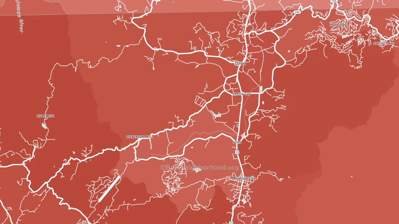 30568, GA block-group political-lean map