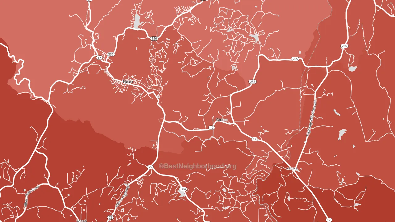 30571, GA block-group political-lean map