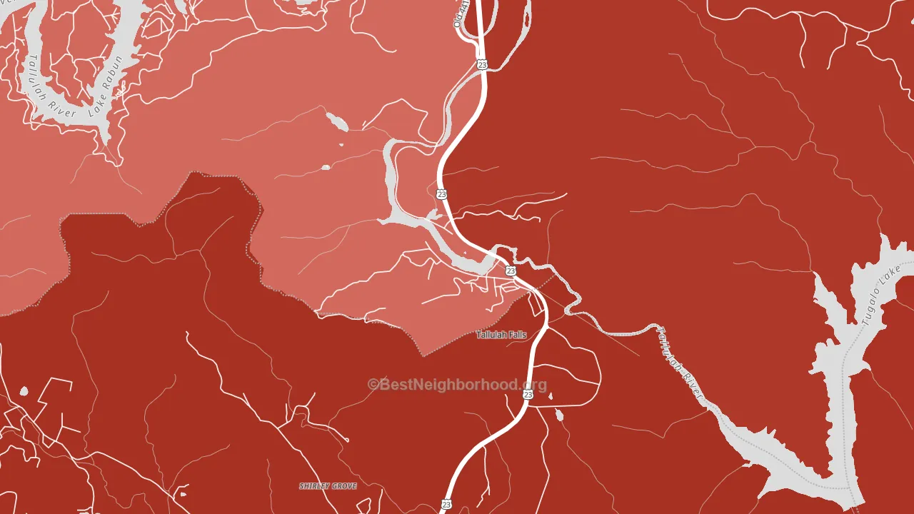 30573, GA block-group political-lean map