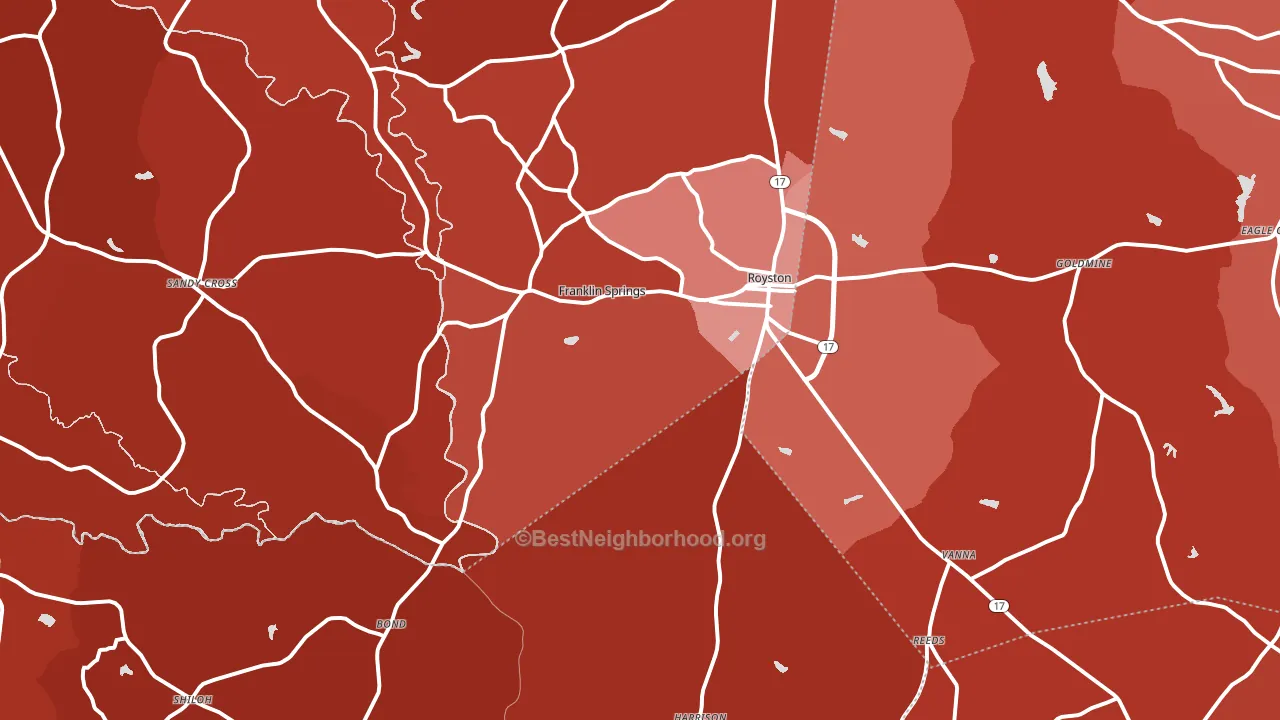 30662, GA block-group political-lean map