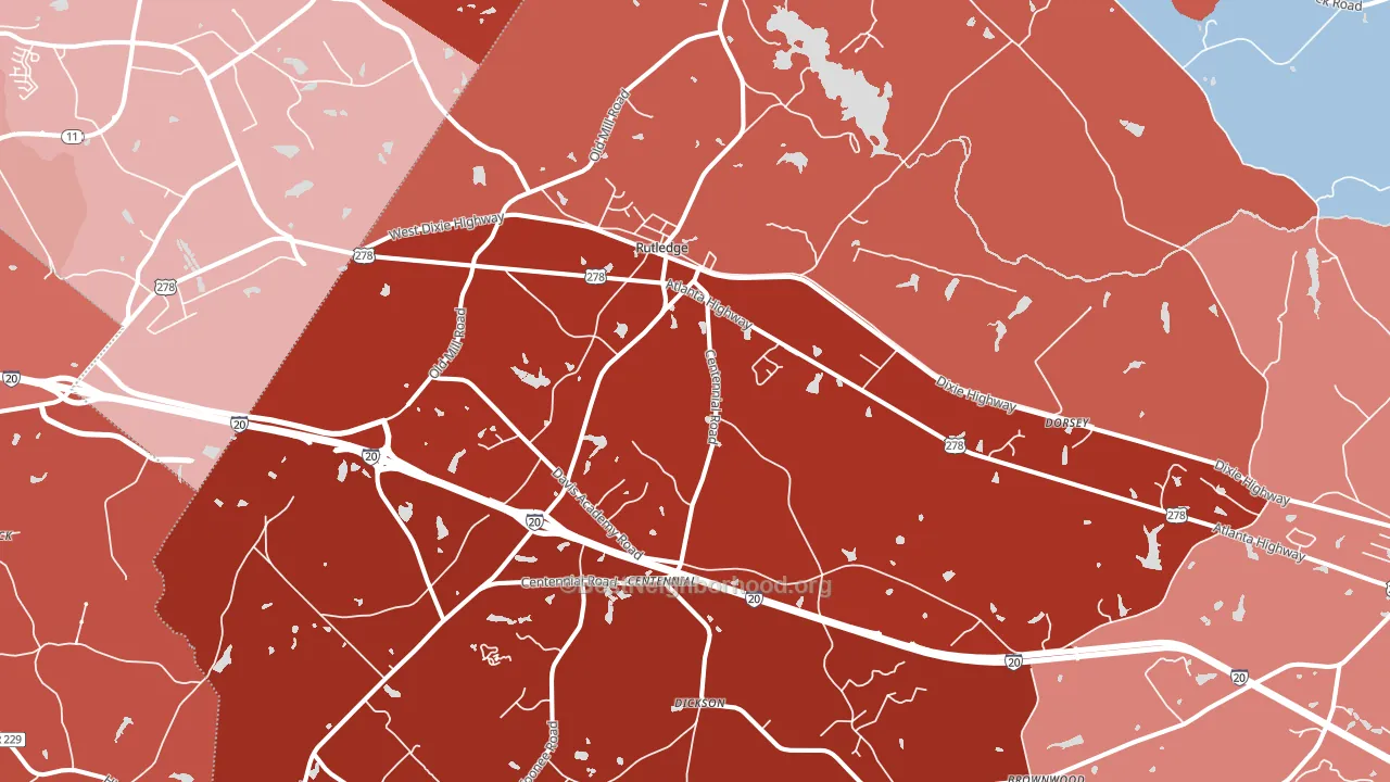 30663, GA block-group political-lean map