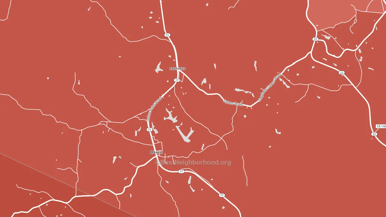 30667, GA block-group political-lean map