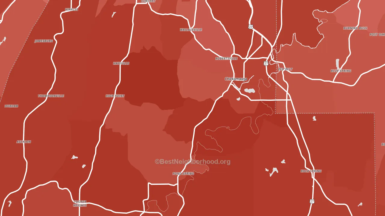 30707, GA block-group political-lean map