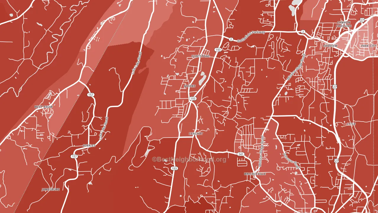 30725, GA block-group political-lean map