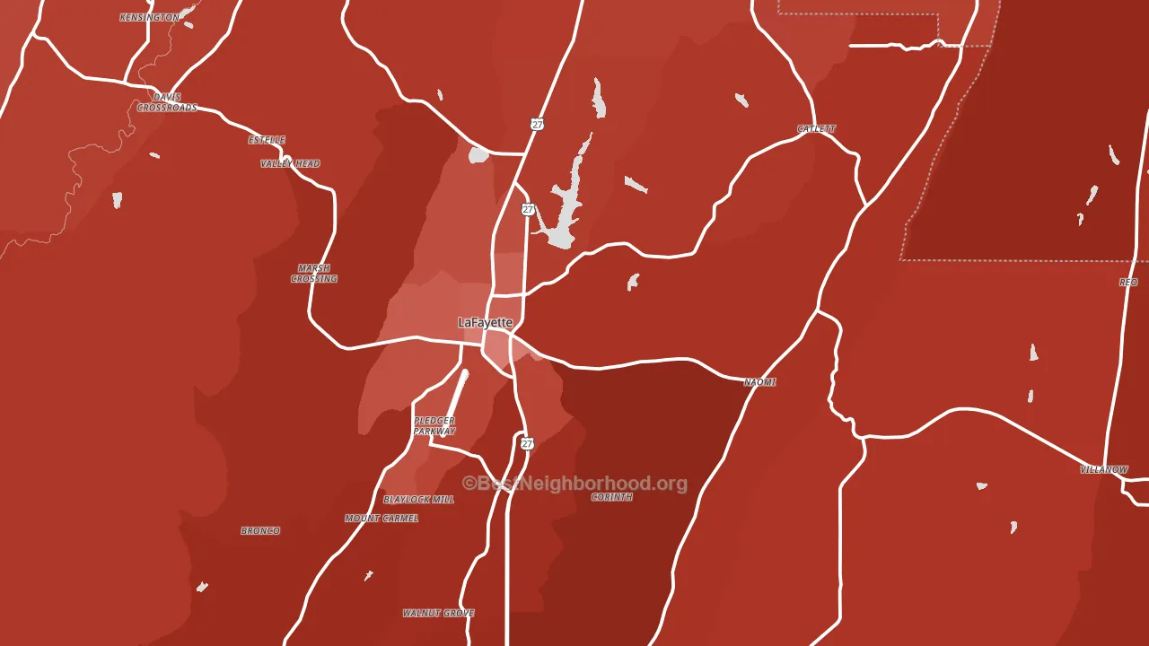 30728, GA block-group political-lean map