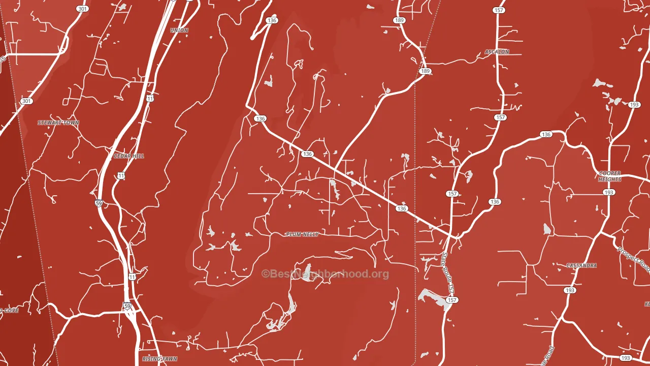 30738, GA block-group political-lean map