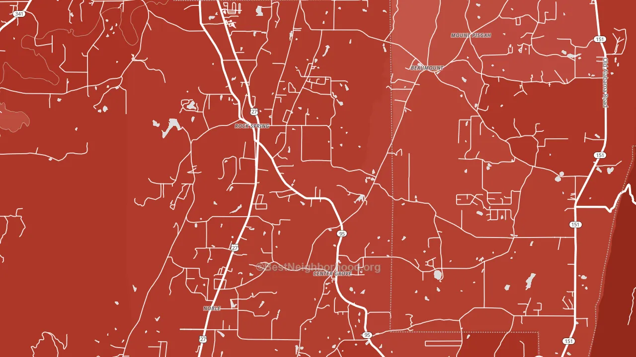 30739, GA block-group political-lean map