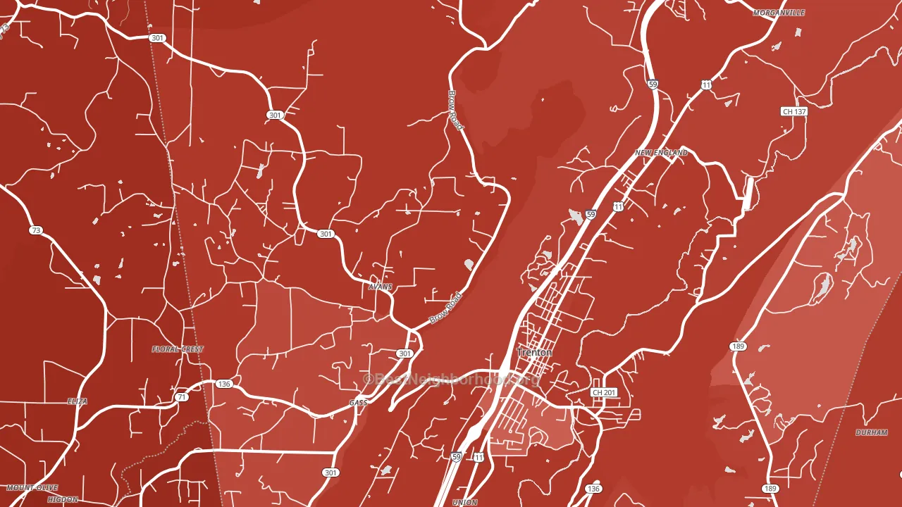 30752, GA block-group political-lean map