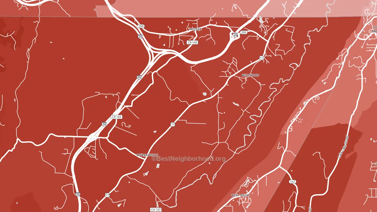 30757, GA block-group political-lean map