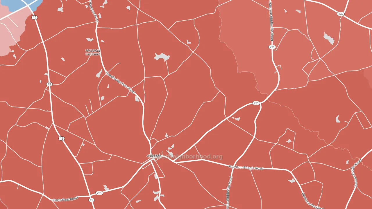 31035, GA block-group political-lean map