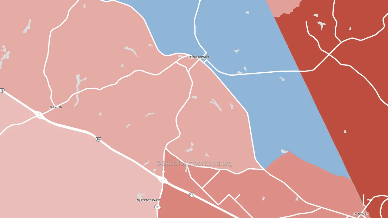 31044, GA block-group political-lean map
